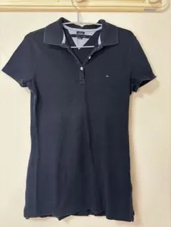 TOMMY HILFIGER ネイビー ポロシャツ 半袖 XS