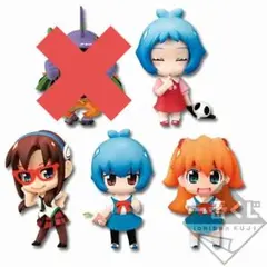 ヱヴァンゲリヲン　一番くじ　ぷちえヴぁ　ミニフィギュア　G賞　4種セット