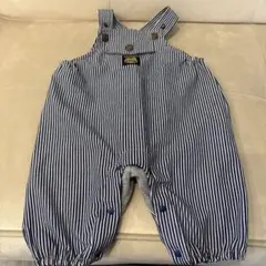 ストライプ オーバーオール