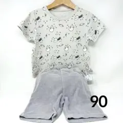 ユニクロ　スヌーピー　子供服パジャマ　サイズ90