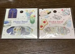 ア・ラ・カル堂　金箔入りフレークシール　宝石喫茶店2種セット