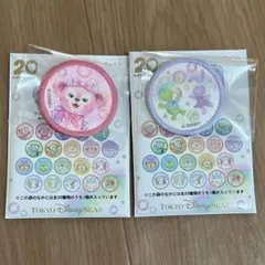 ディズニーシー　カラフルハピネス　ワッペン　シェリーメイ　ジェラトーニ　オルメル