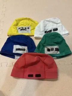 キッズスイミングキャップ ①5個セット（スウィン） ／②2個セット（ルネサンス）