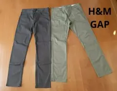 H&M 、GAP メンズ スリムフィット パンツ(値下げ)