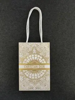 CHRISTIAN DIOR 紙袋 中型 ゴールド装飾