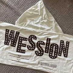 WEST. WESSION FESTIVAL2025 フード付きフェイスタオル