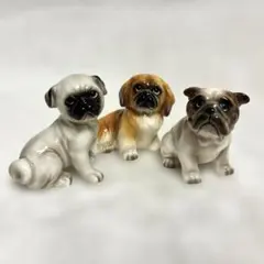 ロイヤルコペンハーゲン フィギュリン パグ 犬 置物 いぬ アンティーク