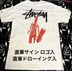 【超希少】 Stussy FUTURA 限定Tシャツ 直筆サイン&ドローイング