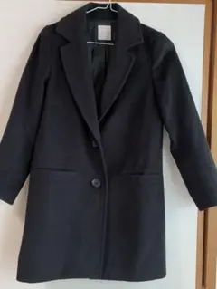 今だけ出品！LOWRYS FARM ブラック チェスターコート M