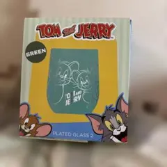 トムとジェリー グリーンプラテッドグラス 360mlのサムネイル