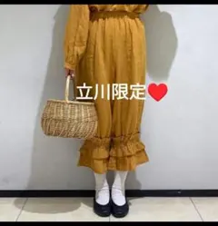 レース カジュアルパンツ