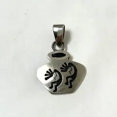 シルバー925 プレーン ココペリ メダリオン Kokopelli - メルカリ