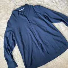 【新品】UNIQLO長袖ボタンアップシャツXL