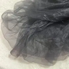 【チュール生地】ブラック 撮影用 装飾用 オーガンジー 衣装 背景布