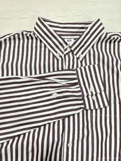 エクストラファイン ストライプシャツ UNIQLO メンズシャツ