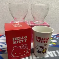 HELLO KITTY デザートグラス 2個セット♡湯呑み