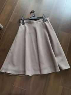 千鳥格子フレアスカート W64 LAURA-MANSI 日本製