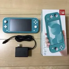 【美品】Nintendo Switch Lite ターコイズ 充電器付き