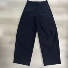 UNIQLO ジャージバレルレッグパンツ　ネイビー　レディースS