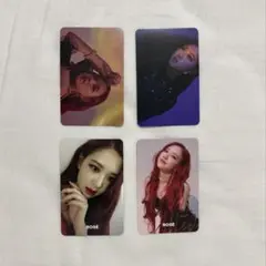 BLACK PINK ロゼ SQUARE UP JENNIE トレカ 4点セット