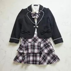 hiromichi nakano　スーツ４点セット　女の子　130　卒園式入学式