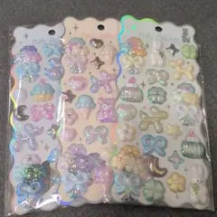 Puffy Balloon シール 3枚セット クーリア