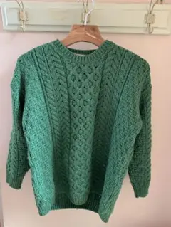 Carraig Donn古着　ニット　グリーン