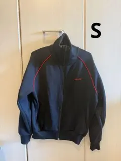 【希少】アディダス トラックジャケット 80s デサント製 西ドイツ 黒×赤