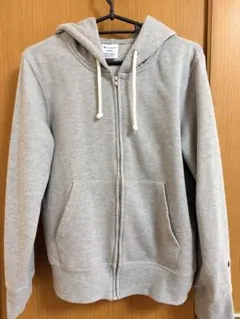 Champion ジップアップパーカー グレー Lサイズ