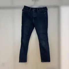 ダークブルー スキニーデニム 5ポケット