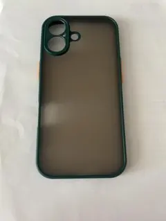 グリーン透明ハードケース iPhone16