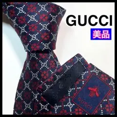 希少✨美品✨GUCCI グッチ ネクタイ 高級シルク　GG ダイヤモンド