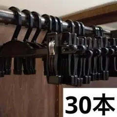 30本 パンツ スカート ボトムハンガー 収納 整理 断捨離 クローゼット 大量
