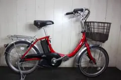 中古電動自転車 パナソニック ビビDX 24インチ レッド 横浜 №3751
