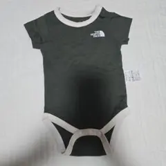 【美品】THE NORTH FACE ダークグリーンロンパース　70 80