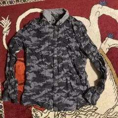 BG カモフラージュ柄 長袖シャツ Sサイズ