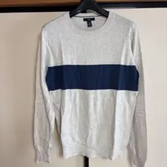 Gap クルーネック ニット セーター ボーダー XS