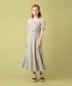 ビスチェセットニットワンピース