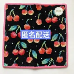 FEILER チェリードット★ハンカチ・高島屋限定　ピンク