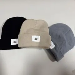 ベビー ニット帽 まとめ売り 3つセット
