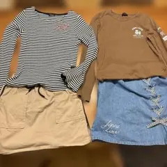 Jenni Love 長袖Tシャツとショートパンツセット150〜160サイズ