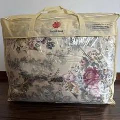 西川 サンダーソン 羽毛布団 ダブルロングサイズ 【布団カバー 収納袋付き】