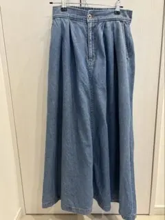 SENSE OF PLACE デニムロングスカート