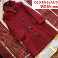 OLD ENGLAND 英国製　ダッフルコート ワインレッド　旧タグ　M〜L相当