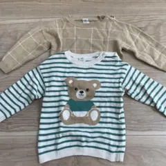 H&Mトレーナー/80cm/2枚セット売り