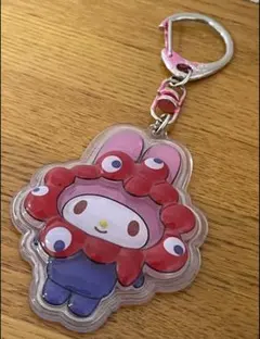 《訳あり》ミャクミャク ✕ マイメロ　ぷっくり立体キーホルダー