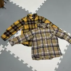 BREEZE キッズ 長袖シャツ 2枚セット 110cm