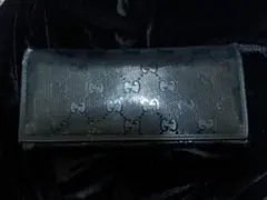 GUCCI グッチ 長財布 財布 GG柄 シリアルナンバー刻印あり