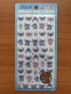 新品未使用　スティッチ ボンボンドロップシール mini