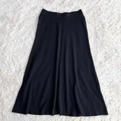 美品♡ EVERYDAY I LIKE ジャージーフレアスカート ブラウン36秋